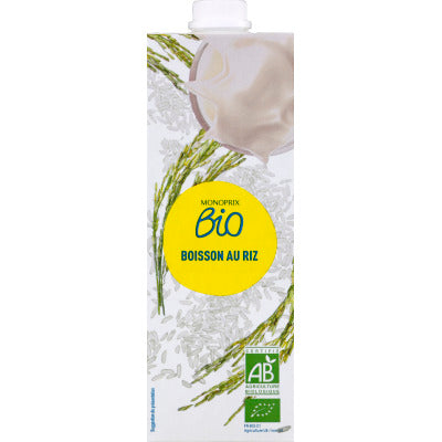 Monoprix Bio Boisson au Riz Source de Calcium Bio 1L