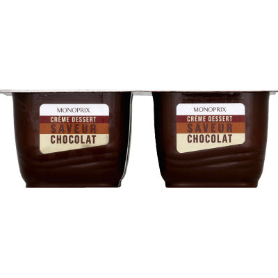 Monoprix Crème Dessert Saveur Chocolat 4x125g