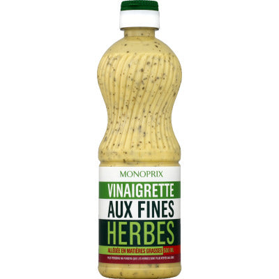 Monoprix Vinaigrette allégée aux fines herbes 50cl