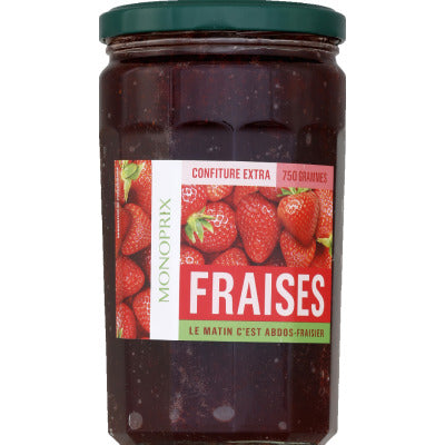 Monoprix Confiture Extra de Fraises 750g