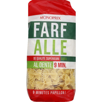 Monoprix Farfalle Qualité Supérieure 500g