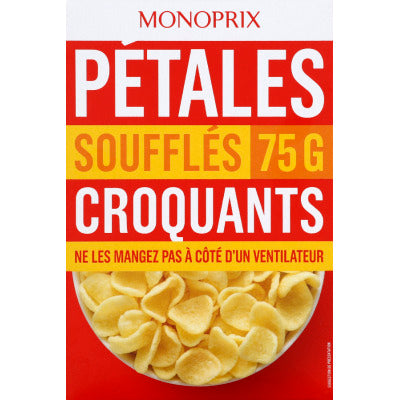 Monoprix Pétales soufflés et croquants 75g