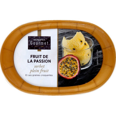 Monoprix Gourmet Sorbet fruit de la passion 325 g
