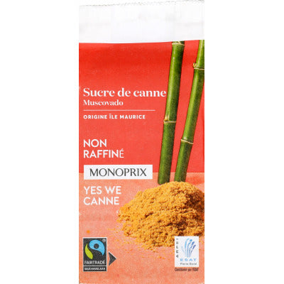 Monoprix Sucre de Canne non raffiné Muscovado 350g