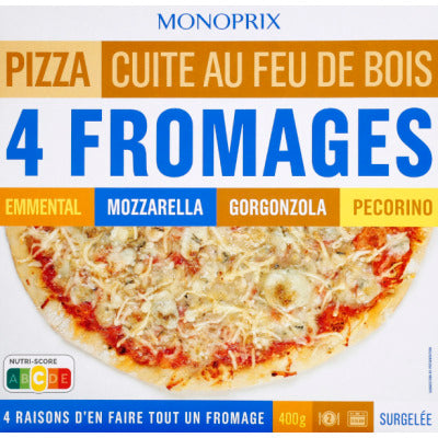 Monoprix Pizza 4 fromages 400g