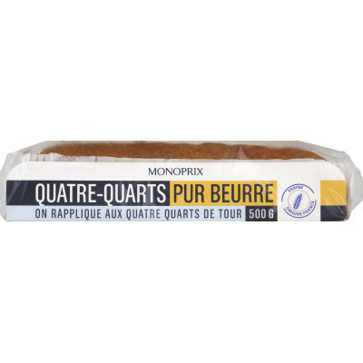 Monoprix Quatre-Quarts Pur Beurre 500G