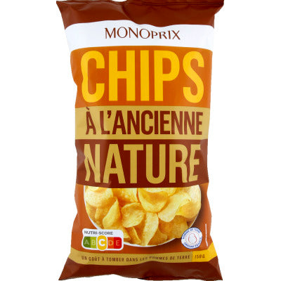 Monoprix Chips à L'Ancienne Nature 150g