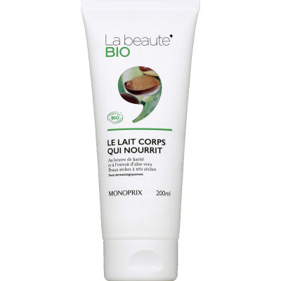 Monoprix La beauté bio Le lait corps qui nourrit 200ml