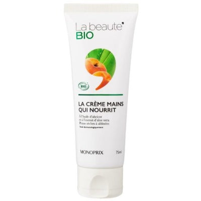 Monoprix La Beauté Bio La Crème Mains Qui Nourrit75Ml