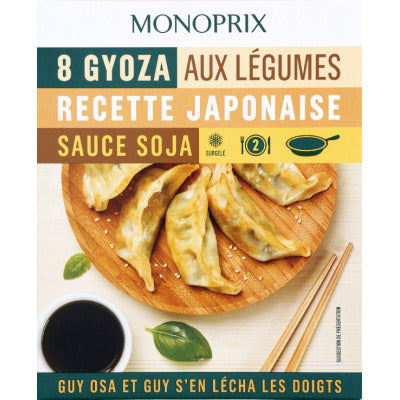 Monoprix 8 gyoza aux légumes 220g