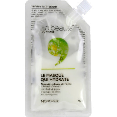 Monoprix La beauté Le masque hydratant 30ml