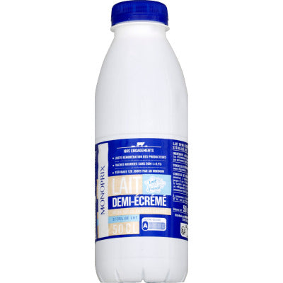 Monoprix Lait demi-écrémé stérilisé UHT 50cl