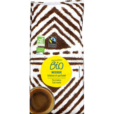 Monoprix Bio Café Moulu Du Mexique Intense Et Fruité Bio 250G