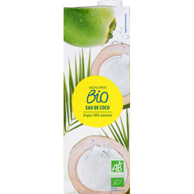 Monoprix Eau De Coco Bio 1L