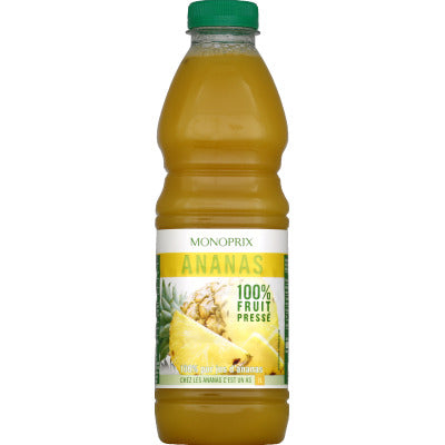 Monoprix 100% Pur Jus d'Ananas 1l