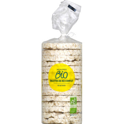 Monoprix Bio Galettes de riz Complet 115g