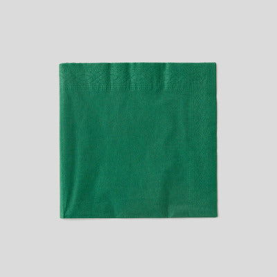 Monoprix Maison 20 Serviettes, Vert, 40X40Cm, 3 Plis