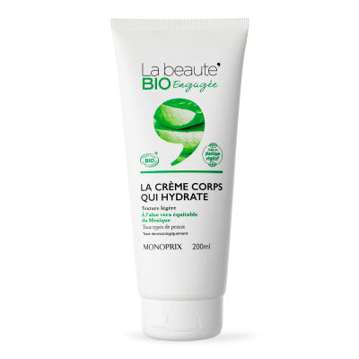 Monoprix La Beauté Bio Crème de Corps Hydratante 200ml