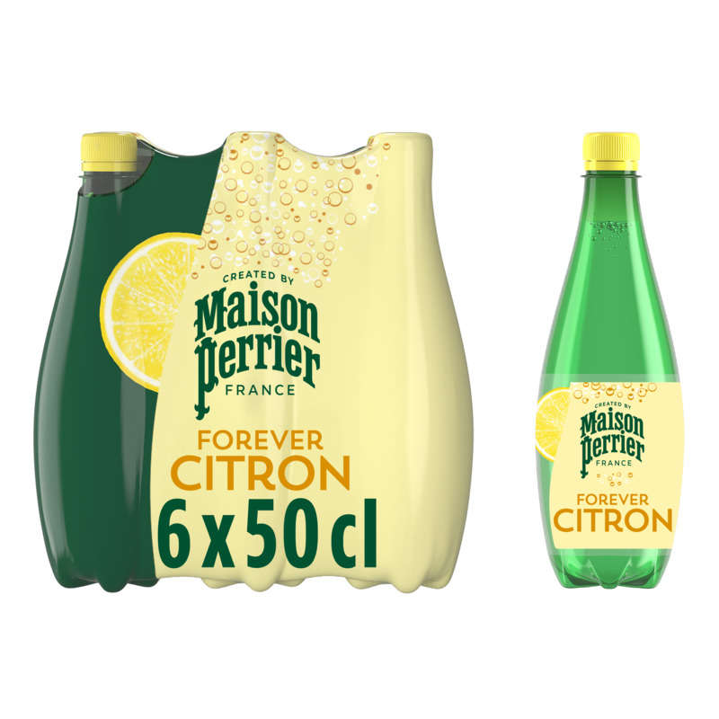 MAISON PERRIER FOREVER Boisson Gazeuse Aromatisée Citron 6x50cl
