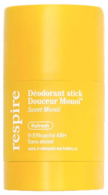 Respire Déodorant Stick Douceur Monoï Bio 50g
