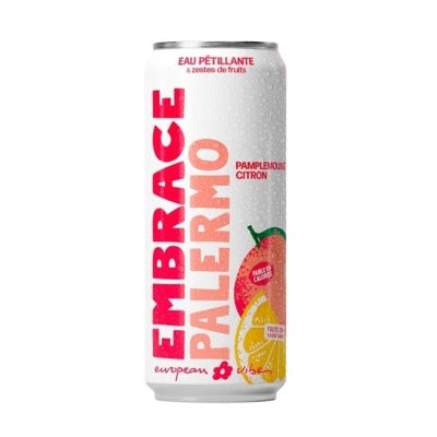 Embrace Eau pétillante Citron pamplemousse 33cl
