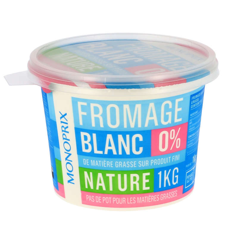 Monoprix Fromage Blanc 0% le pot de 1kg