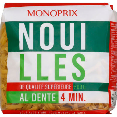 Monoprix Nouilles Qualité Supérieure 500G