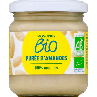 Monoprix Bio Purée d'Amandes 175g