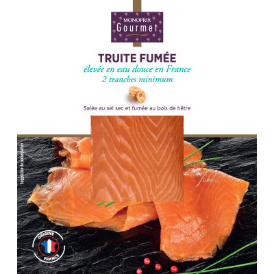 Monoprix Gourmet Truite Fumée France 60g