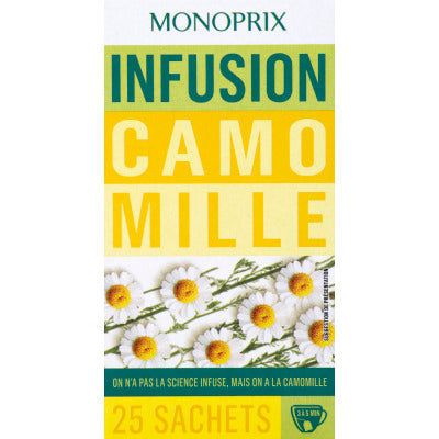 Monoprix Infusion Camomille 25 Sachets 20g