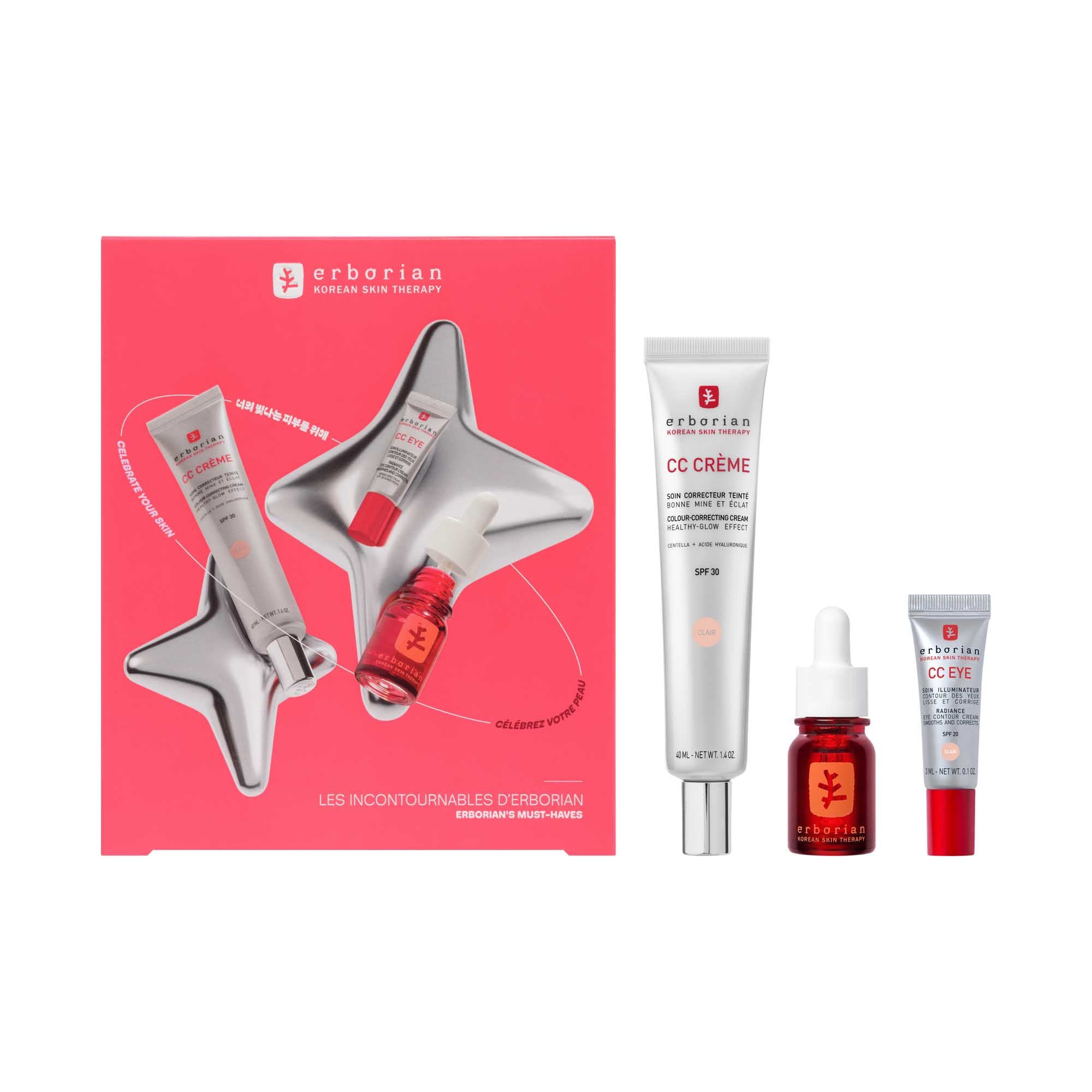 Erborian Coffret Noel Les Incontournables d'Erborian Teinte Clair