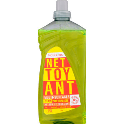 Monoprix Nettoyant ménager citron pamplemousse 1,25L