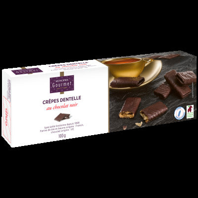 Monoprix Gourmet Crêpes dentelle au chocolat noir 100g