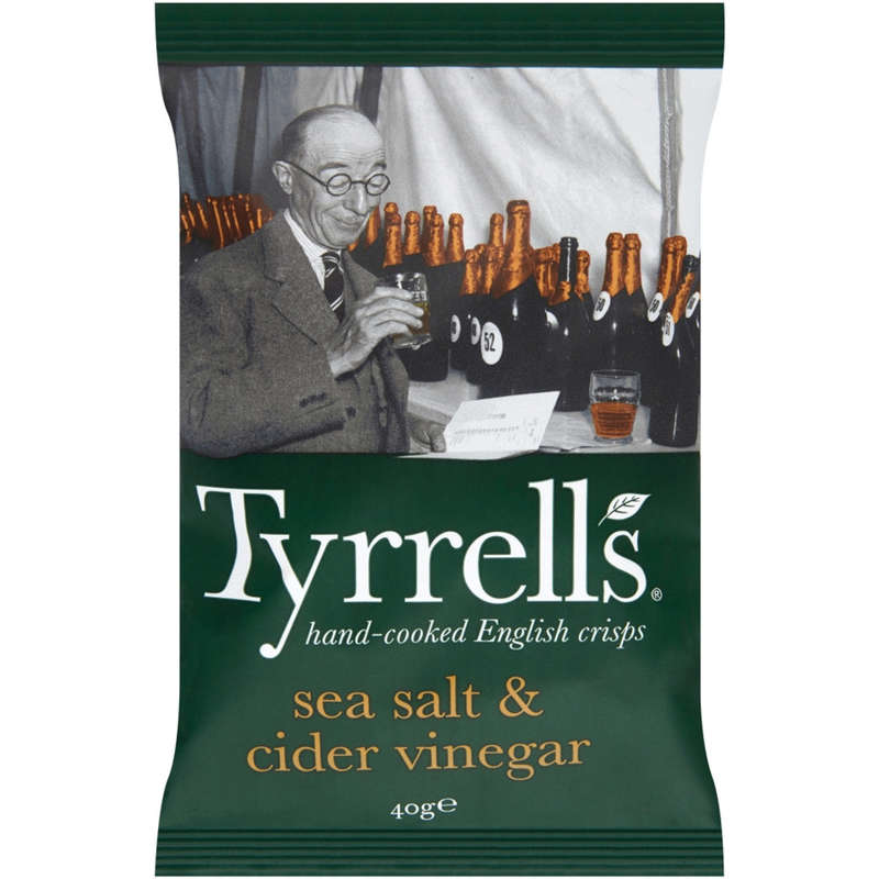 Tyrrell'S Chips Sel De Mer Et Vinaigre De Cidre 40 g