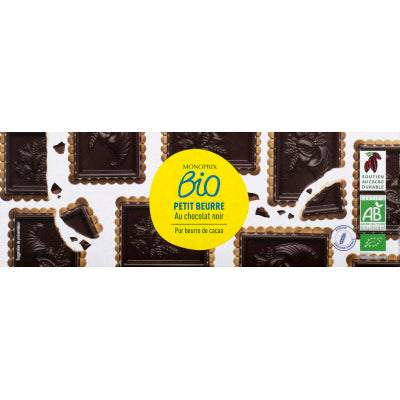 Monoprix Bio Petit Beurre au chocolat noir 150g