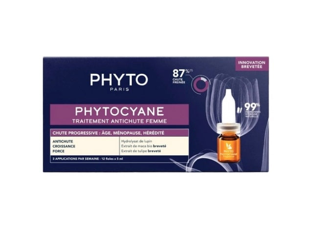 Phyto Phytocyane Traitement Antichute Progressive Femme 12x5ml