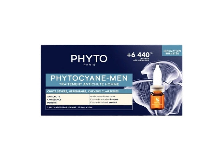 Phyto Phytocyane Men Traitement Antichute Homme 12x3,5ml
