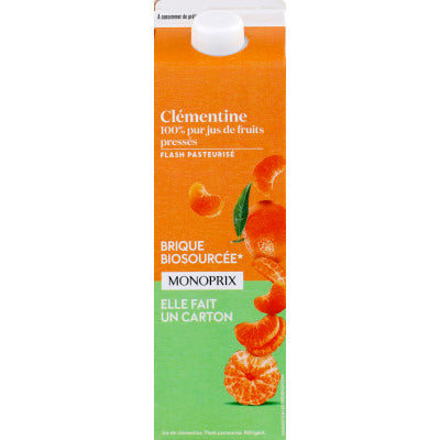 Monoprix Jus de Clémentine 1L