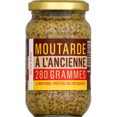 Monoprix Moutarde à l'ancienne 280g