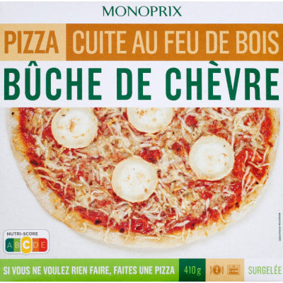 Monoprix Pizza buche chèvre 410g