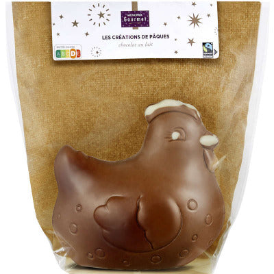 Monoprix Gourmet poule pâques chocolat au lait 120g