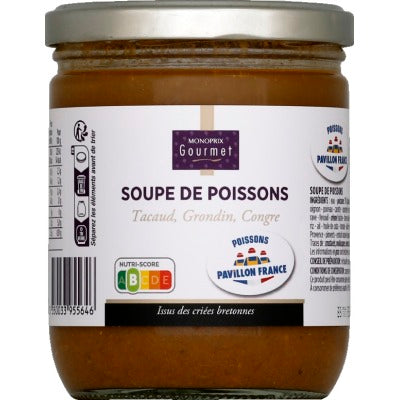 Monoprix Gourmet Soupe de Poissons 440ml
