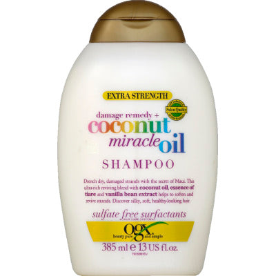 OGX Shampooing Réparateur Huile de Coco Miraculeuse 385ml