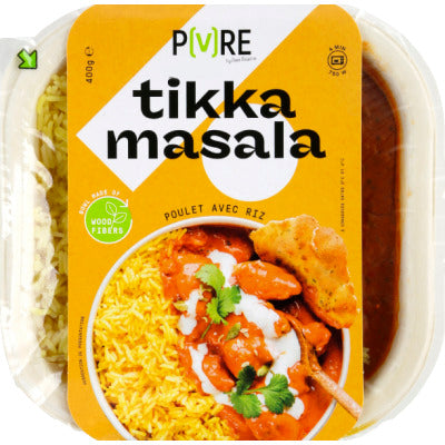 Pure Poulet Tikka Masala & Riz 400G