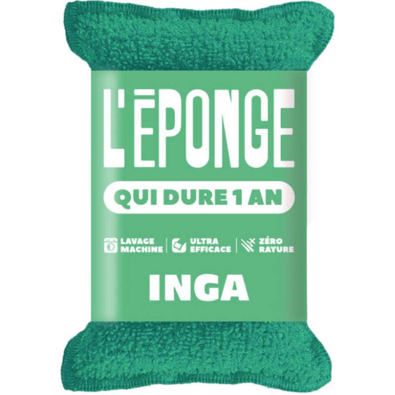 Inga Éponge Lavable - Vert
