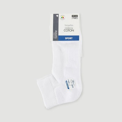 Monoprix Lot de 2 Paires de Socquettes Noires T43/46