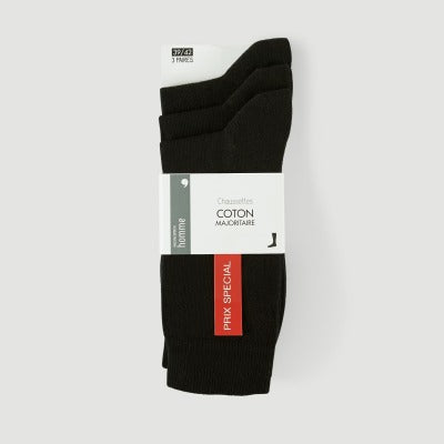 Monoprix Lot De 3 Paires De Chaussettes En Jersey Marine T39/42