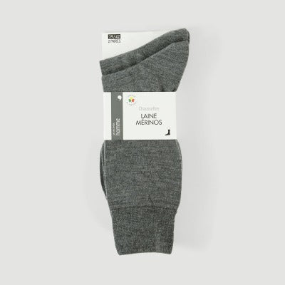 Lot De 2 Paires De Chaussettes En Laine - 43/46