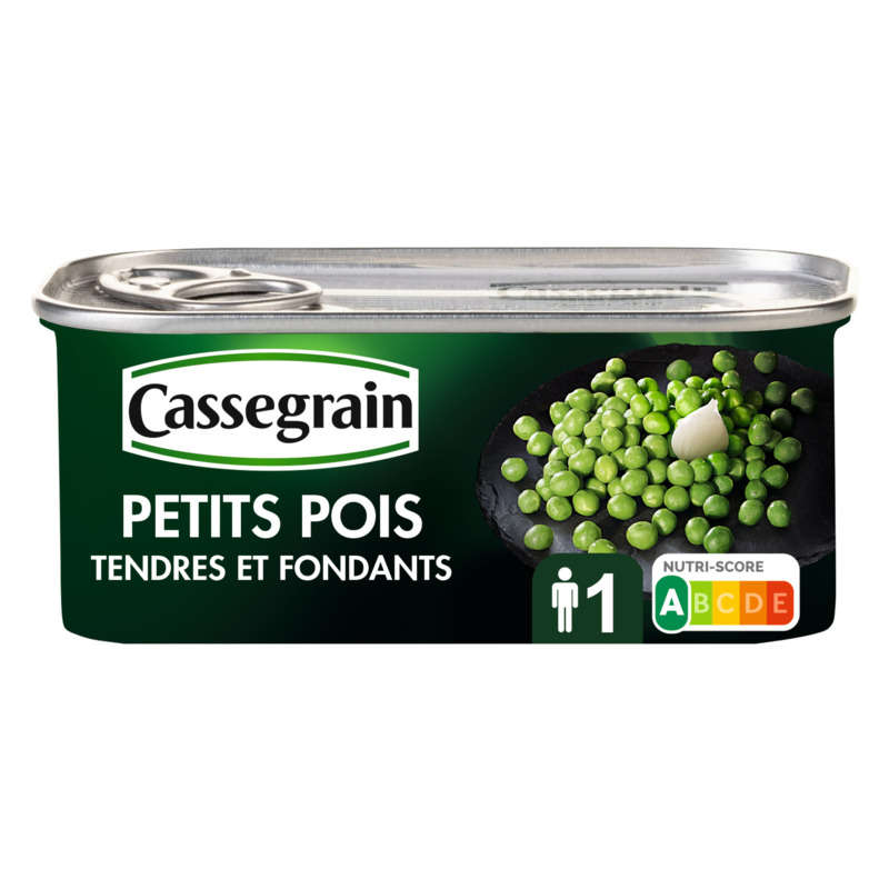 Cassegrain Petits Pois Sélection Tendres et Fondants 140g