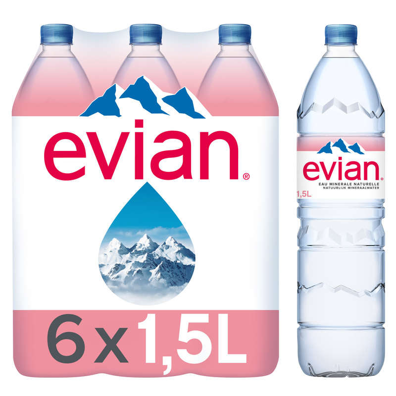 Evian eau minérale naturelle 6x1,5L